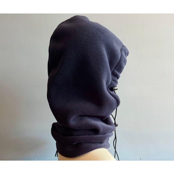 HEAD SOKZ by Gotta Go Inc. Navy Polartec Fleece Hood sz OS - Picture 4 of 10